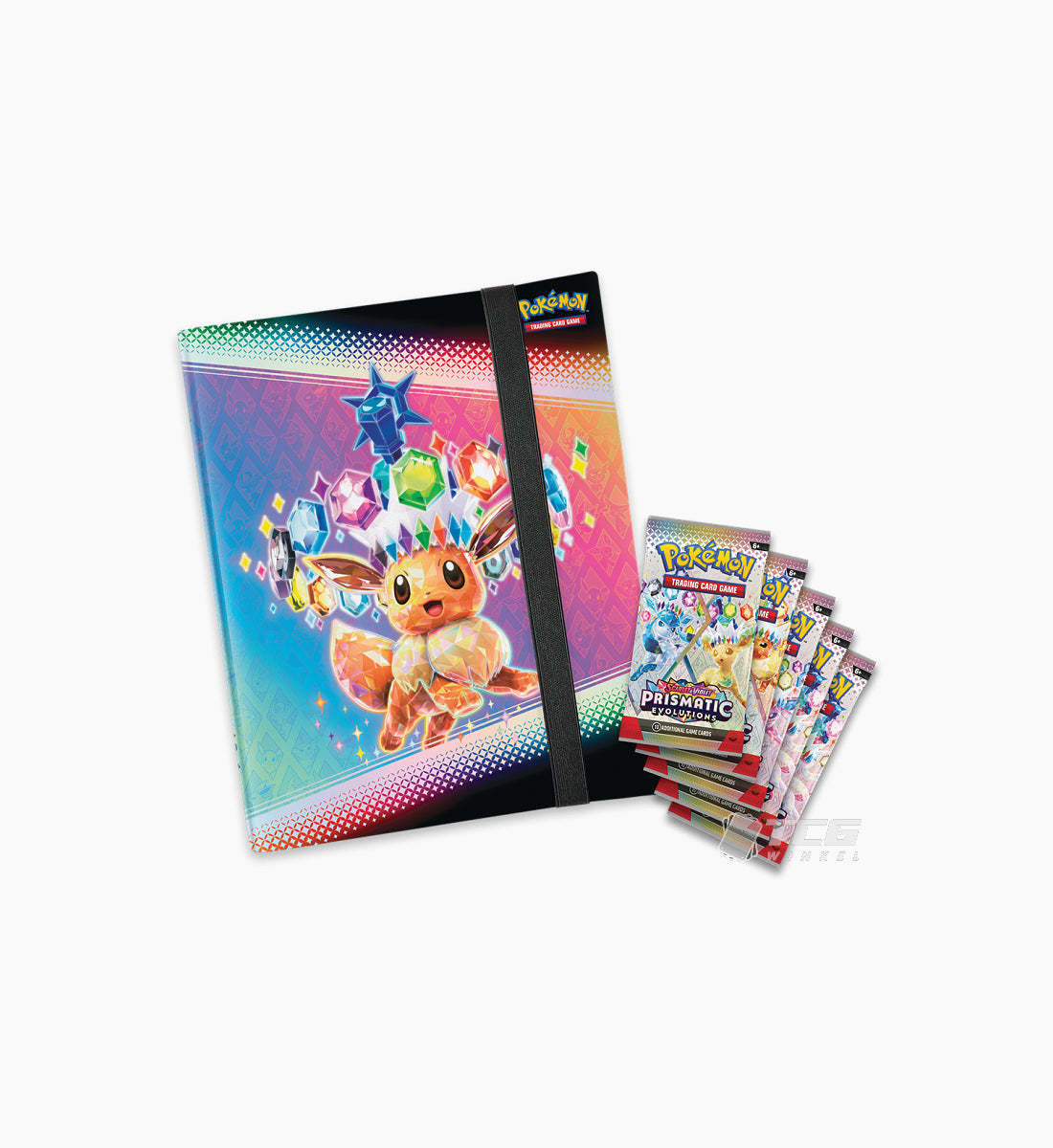Pokémon TCG Scarlet & Violet Prismatic Evolutions Binder Collection Binder