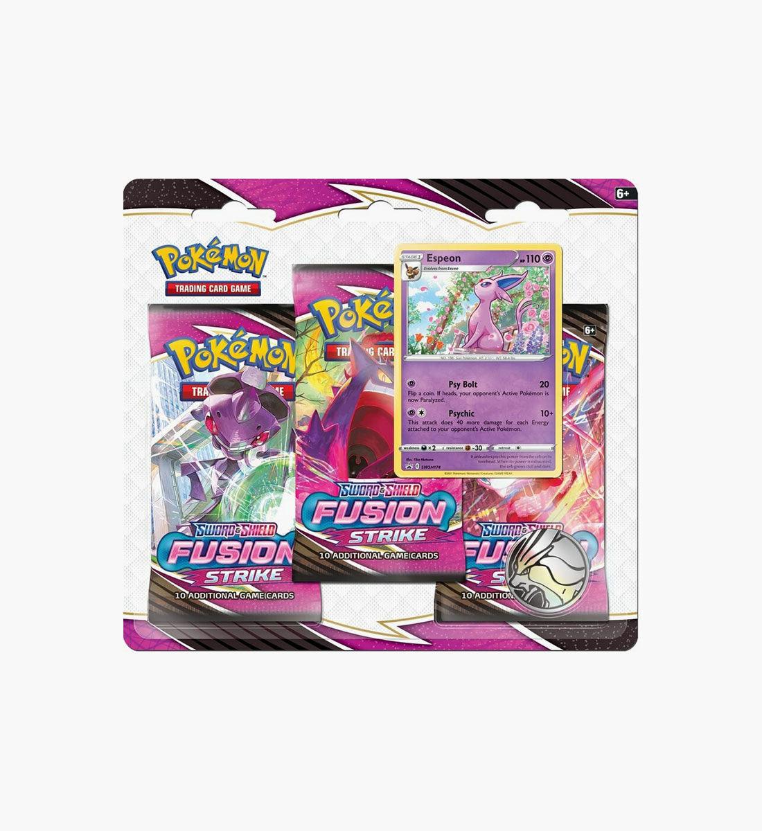 Pokémon TCG Fusion Strike 3-Pack Blister - TCG Winkel