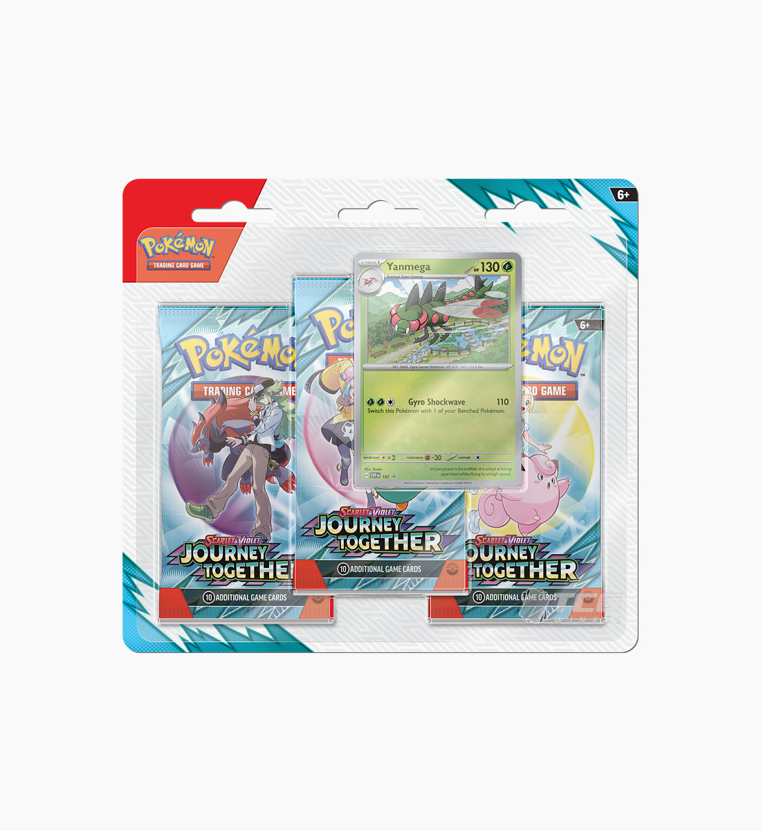 Pokémon TCG Scarlet &amp; Violet Journey Together 3-Pack Blister