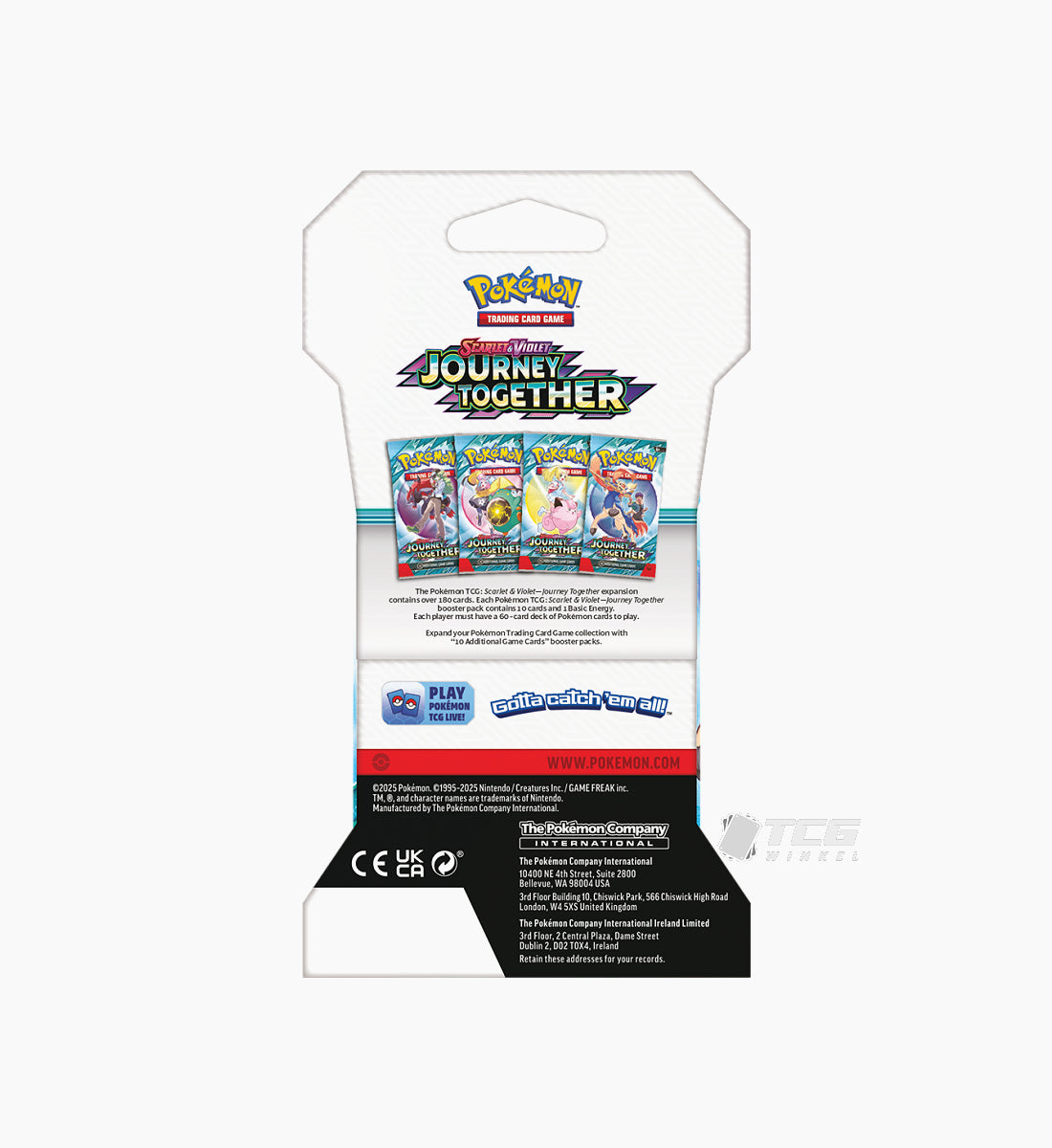 Pokémon TCG Scarlet &amp; Violet Journey Together Sleeved Booster