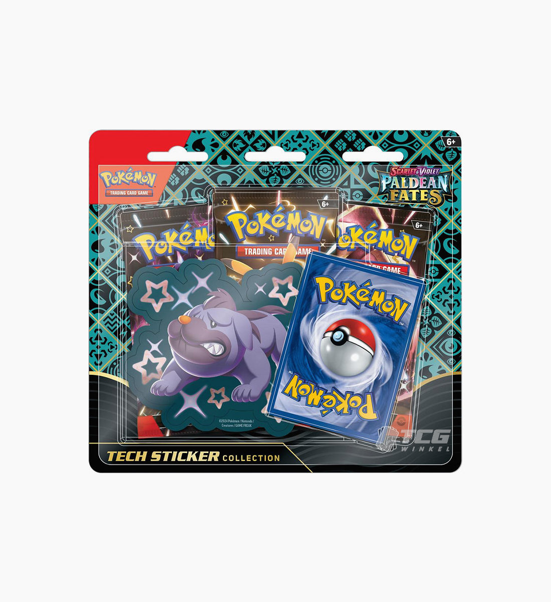 Pokémon TCG Scarlet & Violet Paldean Fates Tech Sticker Blister