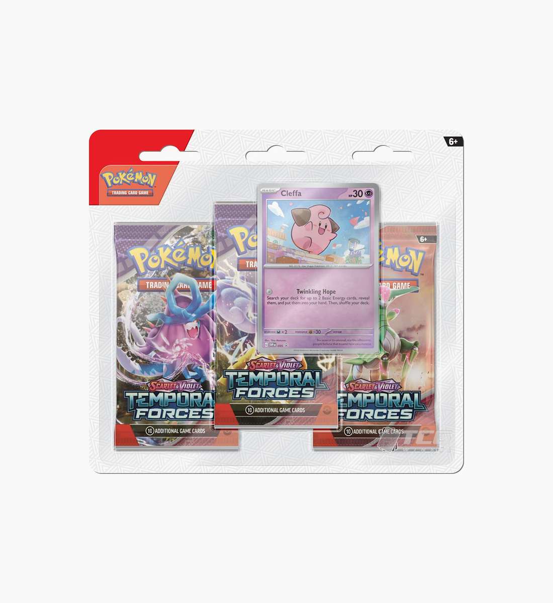 Pokémon TCG Scarlet &amp; Violet Temporal Forces 3-Pack Blister