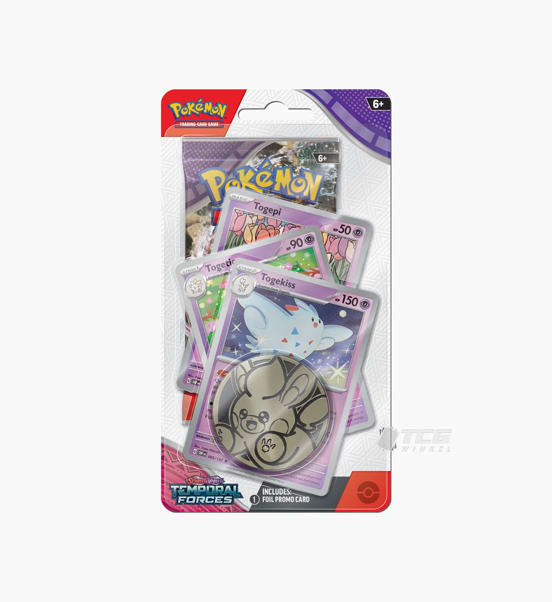 Pokémon TCG Scarlet &amp; Violet Temporal Forces Premium Checklane Blister