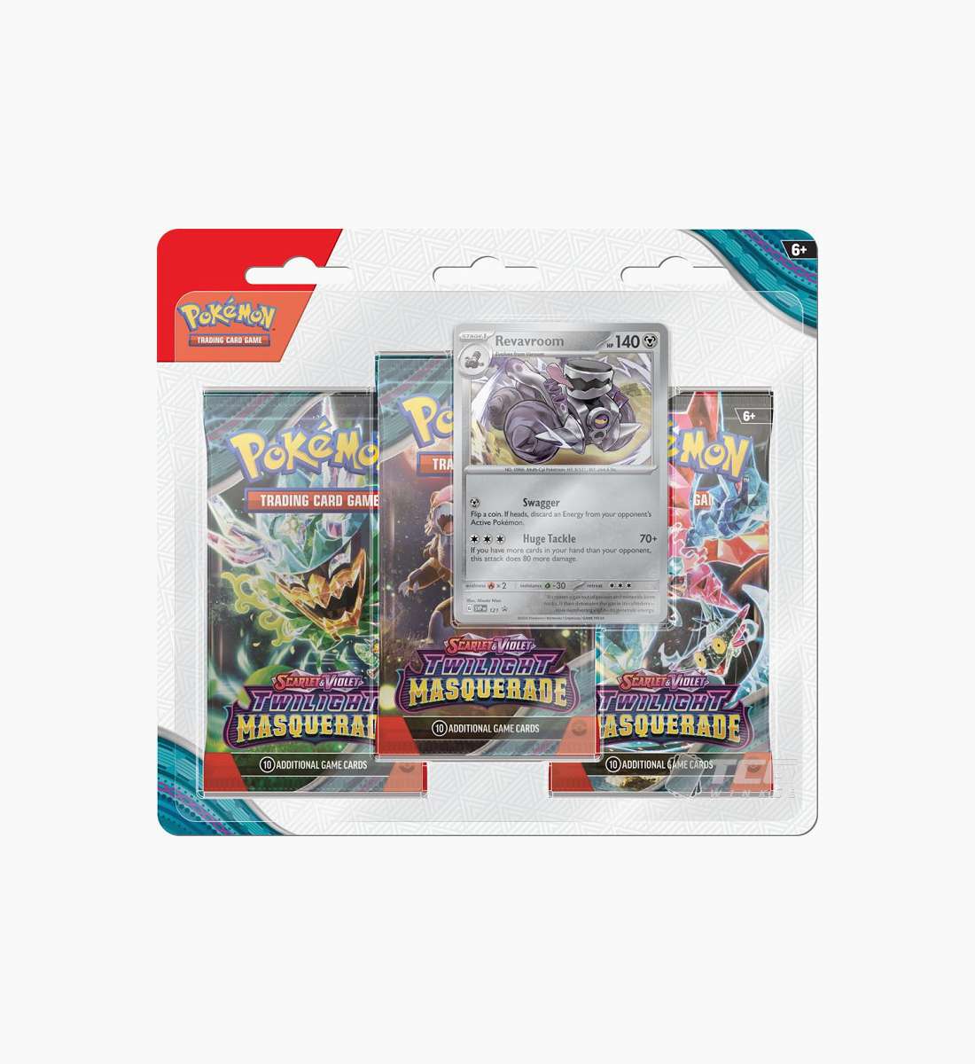 Pokémon TCG Scarlet &amp; Violet Twilight Masquerade 3-Pack Blister