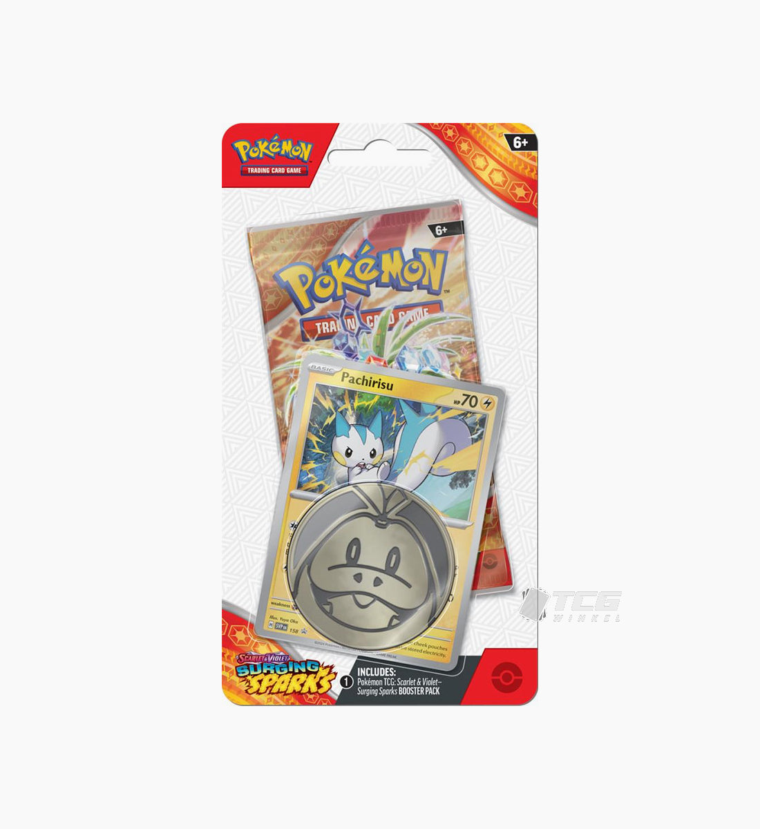Pokémon TCG Scarlet & Violet Surging Sparks Checklane Blister Pachirisu